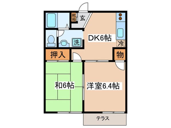 グレ－スパラシオンⅡの物件間取画像